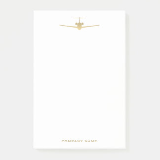 Post-it® Notas de aviación de oro