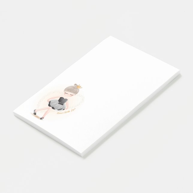 Post-it® Notas de Ballerina Post-it (En perspectiva)