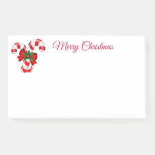 Post-it® Notas de Candy Canes de Holiday Post-it-Notes