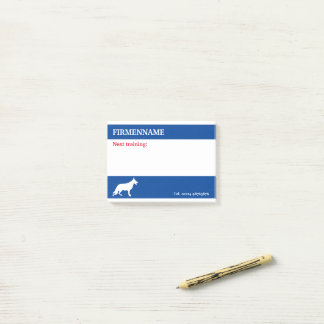 Post-it® Notas de citas de perro pastor