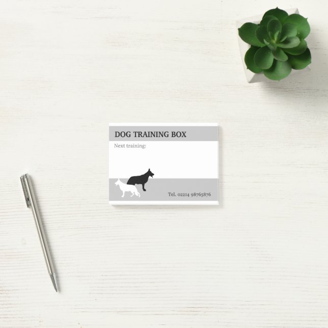 Post-it® Notas de citas de perro pastor (Oficina)