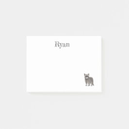 Post-it® Notas de Cute Racoon Post-it