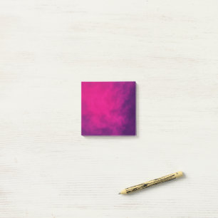 Post-it® Notas de degradado rosado de Neon personalizado