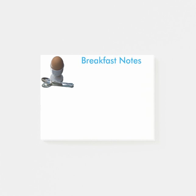 Post-it® Notas de Desayuno (Anverso)