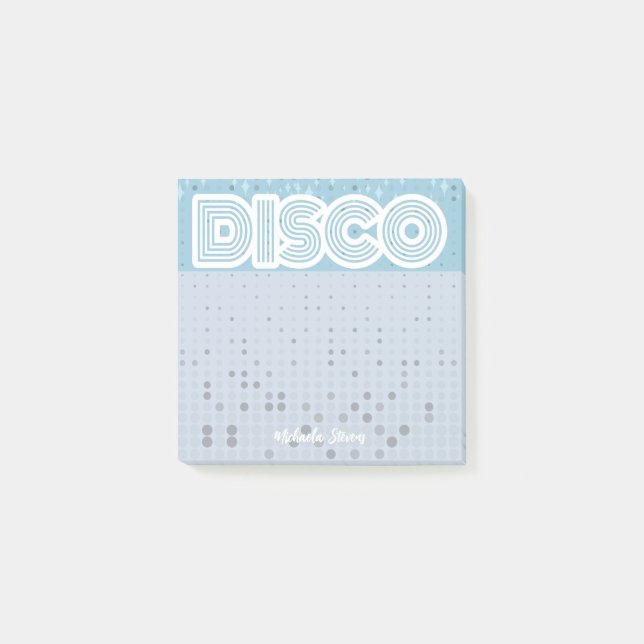 Post-it® notas de disco retro (Anverso)