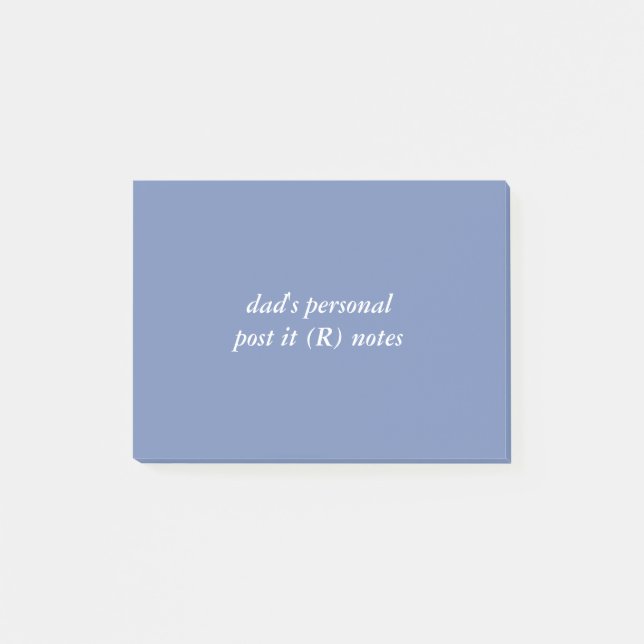 Post-it® notas de encargo del post-it (r) (Anverso)