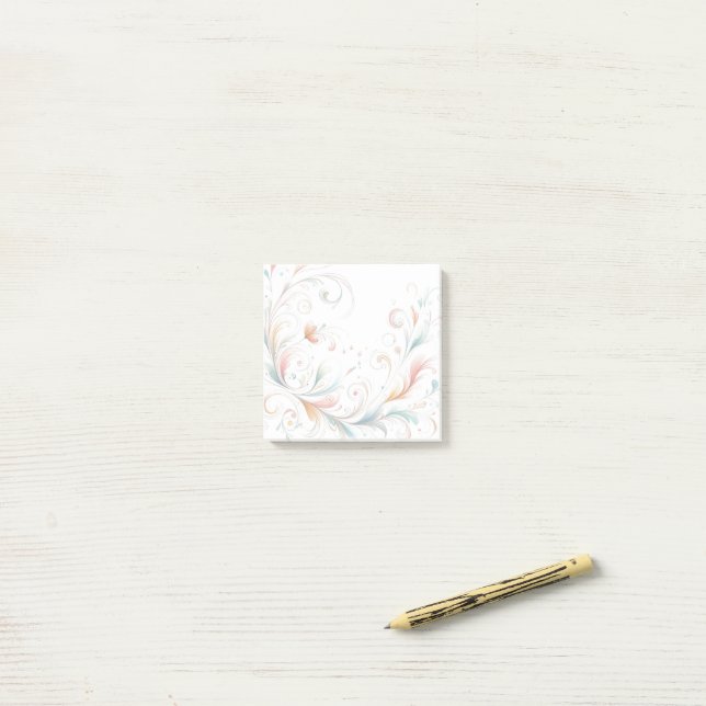 Post-it® Notas de escritorio Soft Flourish - Notas adhesiva (Escritorio)