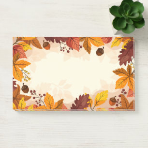 Post-it® Notas de Fall Leaves Post