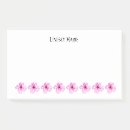 Post-it® Notas de FLOWERS PERSONALIZADAS