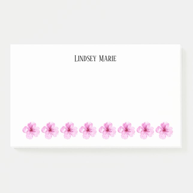 Post-it® Notas de FLOWERS PERSONALIZADAS (Anverso)