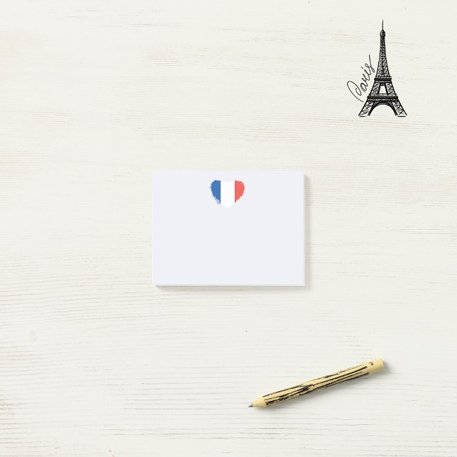 Post-it® Notas de French Heart Post-it (Subido por el creador)