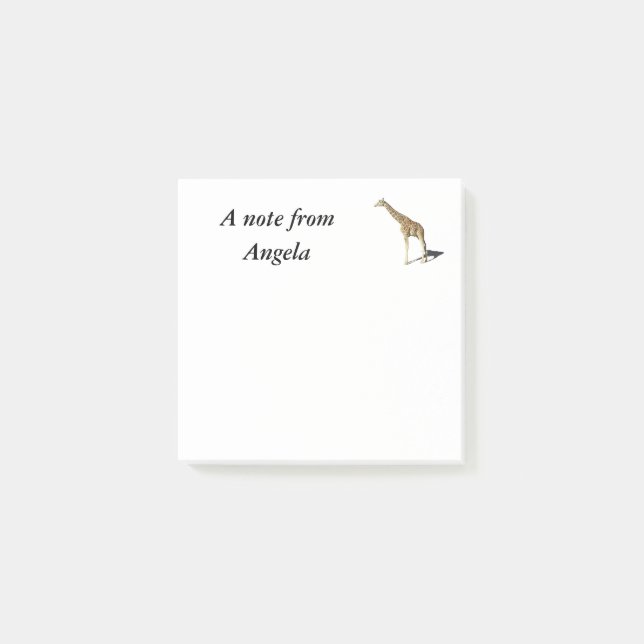 Post-it® Notas de Giraffe (Anverso)