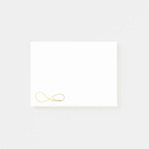Post-it® Notas de Gold Love Infinity PostIt
