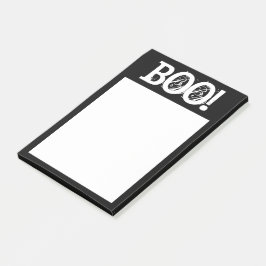 Post-it® Notas de Halloween en blanco y negro