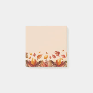 Post-it® Notas de hojas de colores de otoño