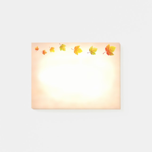 Post-it® Notas de Hojas de Otoño (Anverso)