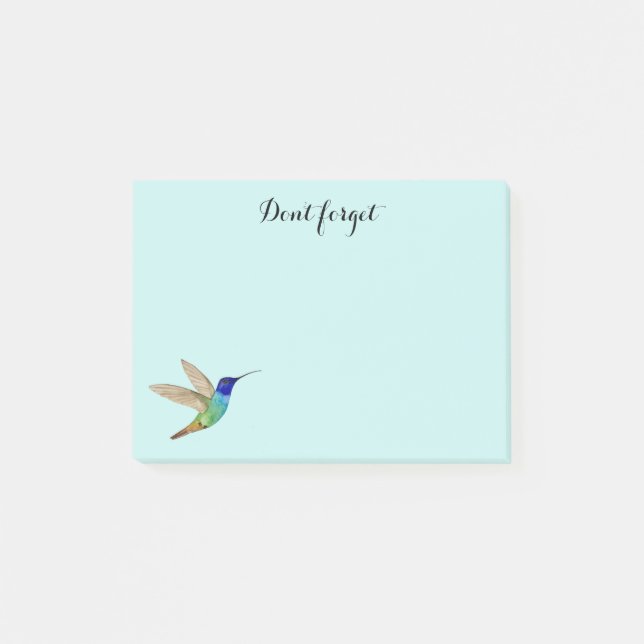 Post-it® Notas de Hummingbird Post-it (Anverso)