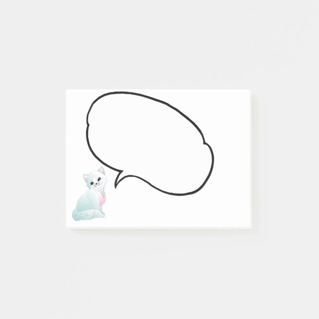 Post-it® Notas de Kitty Post-it (Anverso)