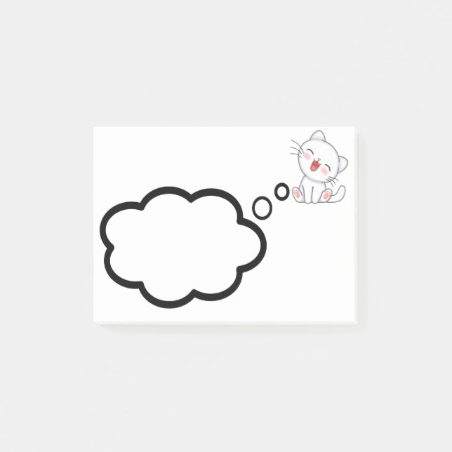 Post-it® Notas de Kitty Post-it (Anverso)