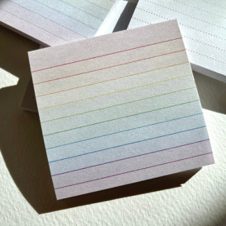 Post-it® Notas de la banda del paño arcoiris - Multicolor