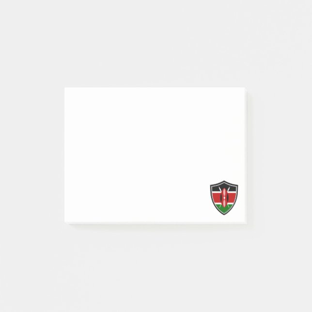 Post-it® Notas de la bandera de Kenia (Anverso)