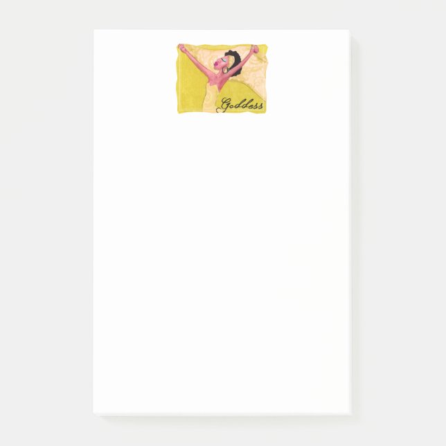 Post-it® Notas de la diosa afroamericana (Anverso)