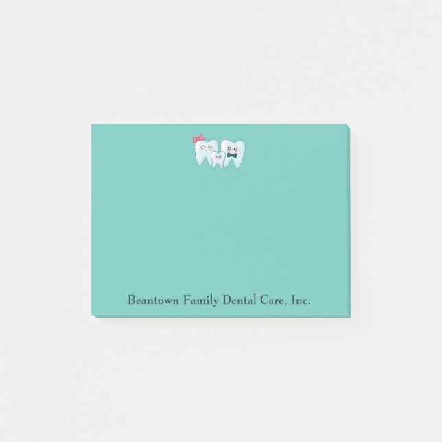 Post-it® Notas de la familia dental (Anverso)
