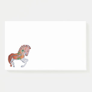 Post-it® Notas de la foto del animal Quagga cebra en carrus