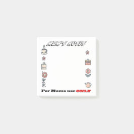 Post-it® Notas de la mamá - Diseño de notas post-it