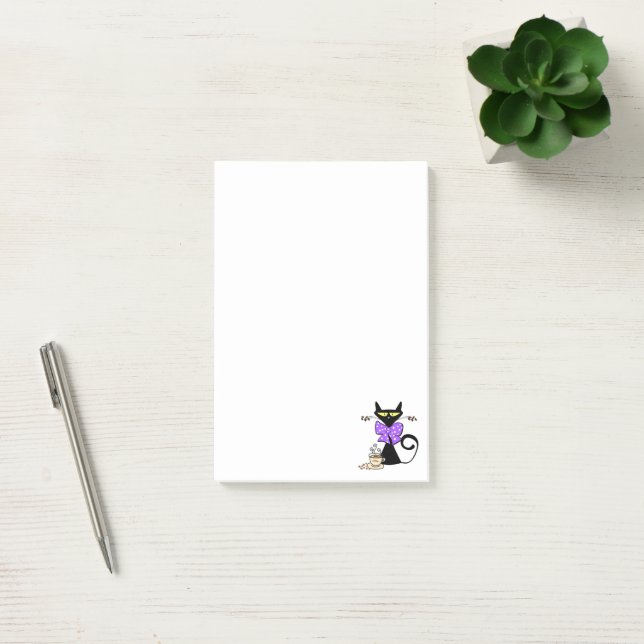 Post-it® Notas de la Naturaleza de Café Black Cat  (Oficina)