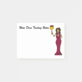 Post-it® Notas de la prueba de la diva del vino