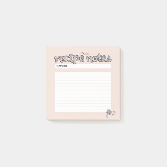 Post-it® Notas de la receta de Dinner Done (Anverso)