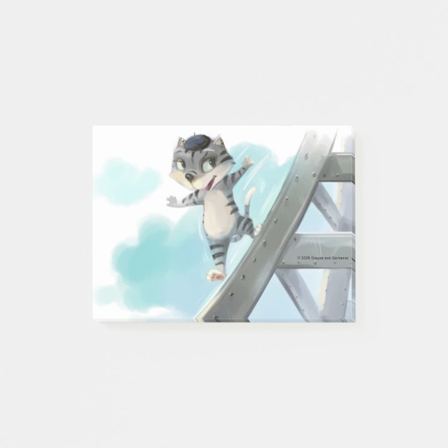 Post-it® Notas de la Torre Eiffel de 4" x 3" (Anverso)