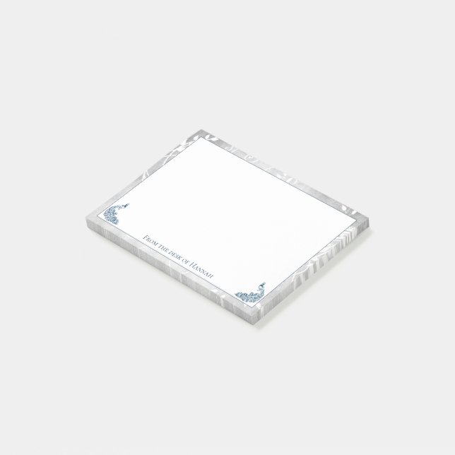 Post-it® Notas de los paquetería azul (En perspectiva)