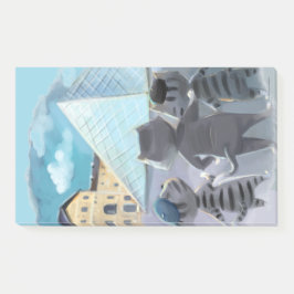 Post-it® Notas de Louvre de 10" x 6"