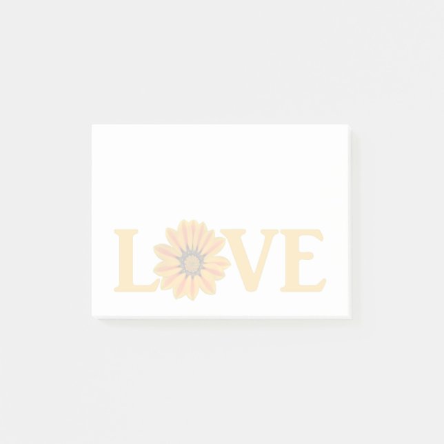 Post-it® Notas de Love Gazania Post-it (Anverso)
