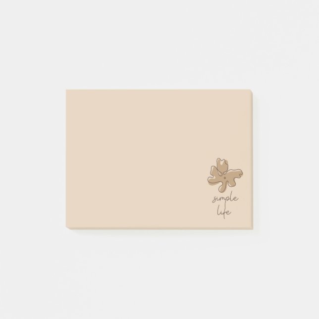Post-it® Notas de Minimalismo de Vida Simple (Anverso)