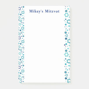 Post-it® Notas de Mitzvah - Estrellas de la Marina - Notas