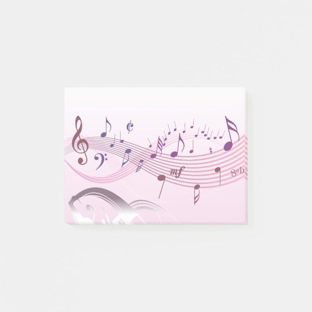 Post-it® notas de música (Anverso)