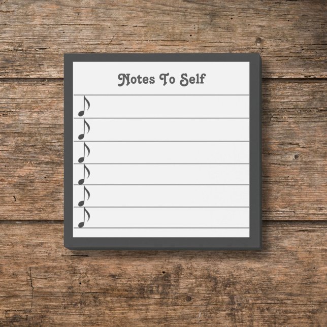 Post-it® Notas De Música A Self Black White Lined Sticky (Subido por el creador)