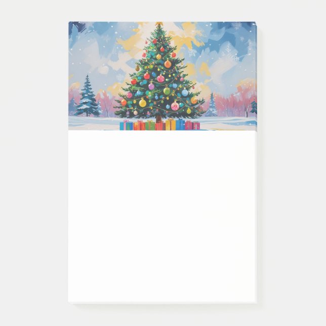 Post-it® Notas de Navidad pizarra blanca (Anverso)