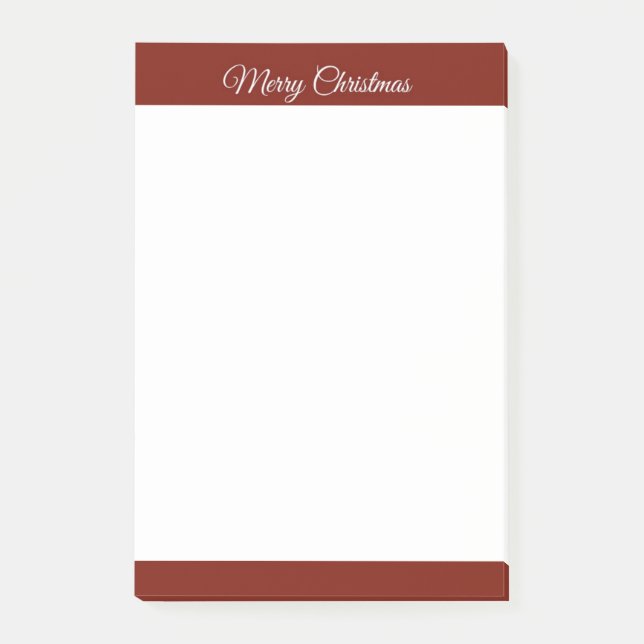 Post-it® Notas de Navidad Rojas (Anverso)
