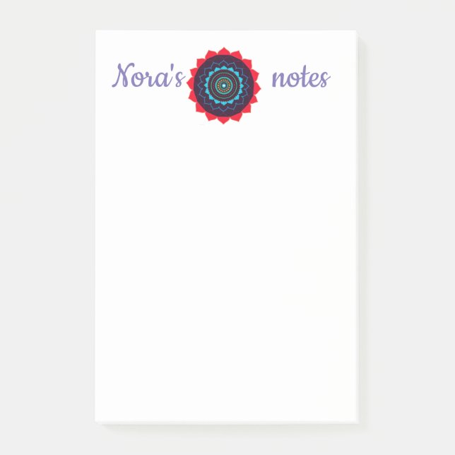 Post-it® Notas de nombre de Mandala Ypur (Anverso)