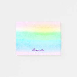 Post-it® Notas de Ombre Grunge Pastel Green Post-It