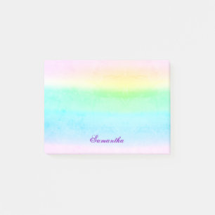 Post-it® Notas de Ombre Grunge Pastel Green Post-It