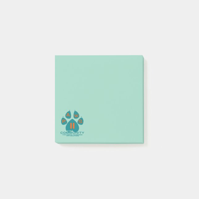 Post-it® Notas de PAWS PostIt (Anverso)