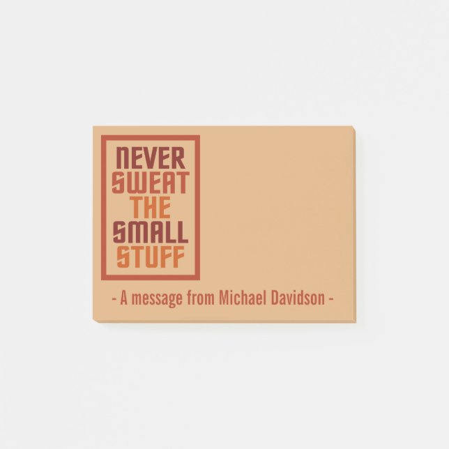 Post-it® Notas de personalizado motivacionales (Anverso)