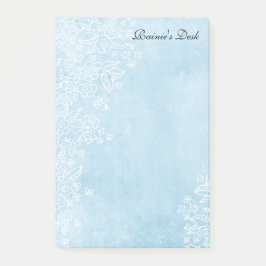 Post-it® " Notas de post-it 4x6 azul