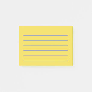 Post-it® Notas de post-it amarillas alineadas