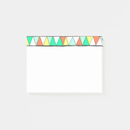 Post-it® Notas de post-it amarillas coralinas verde